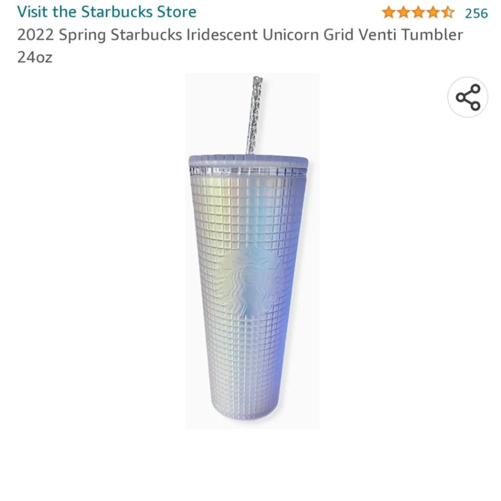 Starbucks Iridescent Unicorn Grid 24oz (Venti) Tumbler